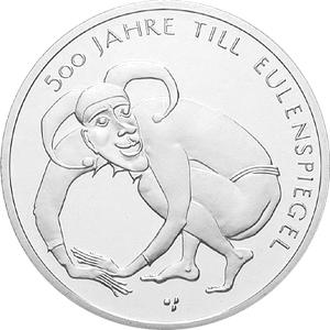10 Euro Silber Gedenkmünze PP 2011 Till Eulenspiegel