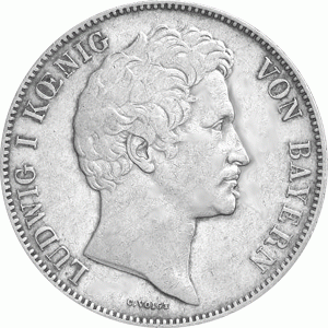 Altdeutschland Bayern Ludwig I Doppeltaler 1839-1941