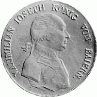 Altdeutschland Bayern Maximilian Ioseph Konventionstaler 1807