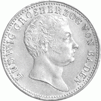Altdeutschland Baden Ludwig Gulden 1821-1825