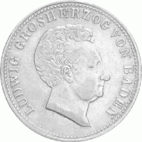 Altdeutschland Baden Ludwig Gulden 1826