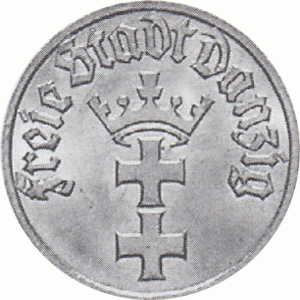 Freie Stadt Danzig 1/2 Halber Gulden 1932