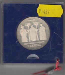 DDR 1979 20 Mark Silber Gedenkmünze Gotthold Lessing PP verplombt
