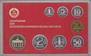 DDR KMS Kursmünzensatz PP 1982 Brandenburger Tor