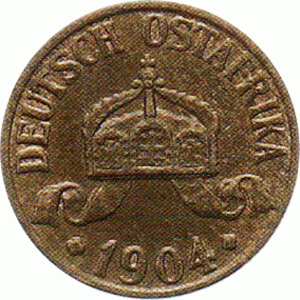 Ostafrika 1/2 Heller