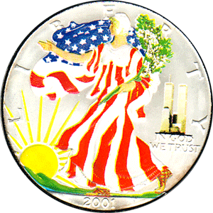 American Silber Eagle 1 Unze Farb Season