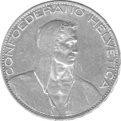5 Franken Confoederatio 1926