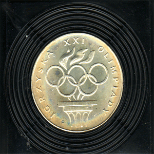 Polen 200 Zlotych Silber 1976 Igrzyska XXI Olimpiady