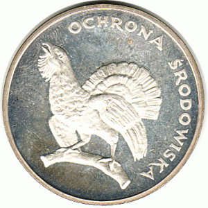 Polen 100 Zlotych Silber 1980 Ochrona Srodowiska
