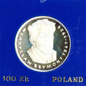 Polen 100 Zlotych Silber 197 Wladyslaw Reymont