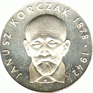 Polen 100 Zlotych Silber 1978 Janusz Korczak