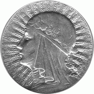 Polen 5 Zlotych Silber 1930