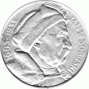 Polen 10 Zlotych Silber 1933 Jan III Sobieski