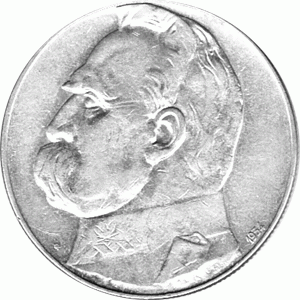 Polen 10 Zlotych Silber 1954