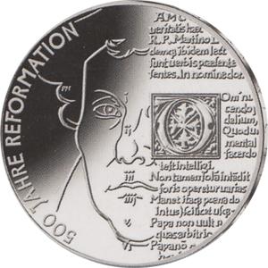 20 Euro Silber Gedenkmünze PP 2017 500 Jahre Reformation