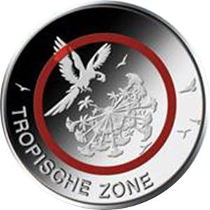 5 Euro Silber Gedenkmünze PP 2017 Tropische Zone