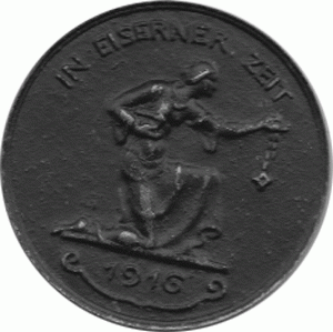 Gold gab ich zur Wehr Eisen nahm ich zur Ehr 1916