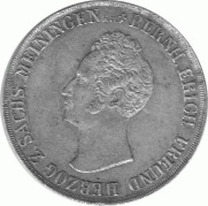 Sachsen Meiningen Herzog Bernhard II Erich Freund 1836 Saalfeld 