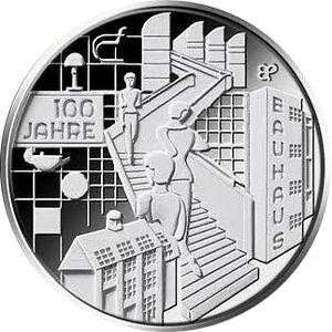 20 Euro Silber Gedenkmünze PP 2019 Bauhaus
