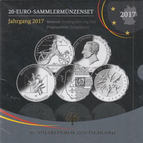 20 Euro Sammlermünzen 2017