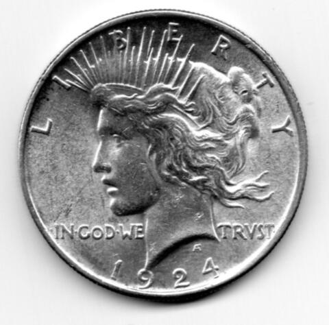 American Silber Peace Dollar USA historische Silbermünze