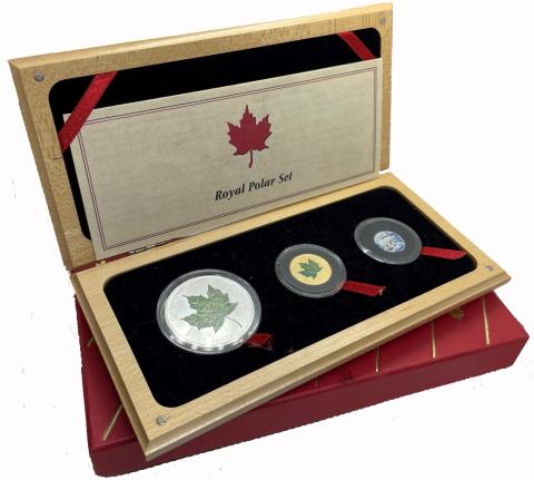 Kanada Silber Gold Platin Polar Serie 2000