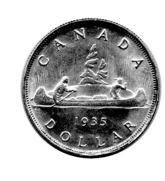 Canada Silber Gedenkmünze 1 Dollar 1935
