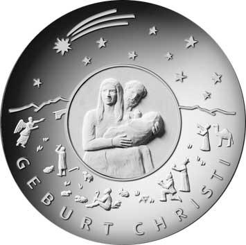 25 Euro Silber Gedenkmünze PP 2021 Weihnachten Geburt Christi