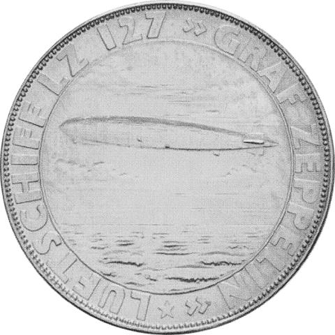 Deutsches Reich 1928 Hindenburg Zeppelin