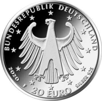 20 Euro Silber Gedenkmünze PP 2020 Der Wolf und die sieben Geißlein