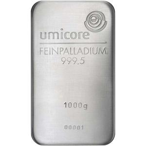 Palladiumbarren 1000 Gramm Heraeus Umicore Degussa kaufen und verkaufen