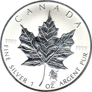 Maple Leaf Privy Mark Leo 2004