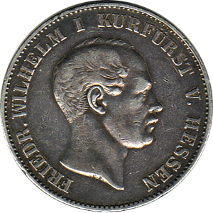 Altdeutschland Hessen Friedrich Wilhelm Siegestaler 1865