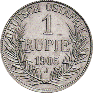 Ostafrika 1 Rupie 1905
