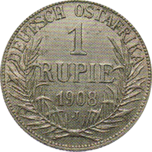 Ostafrika 1 Rupie 1908