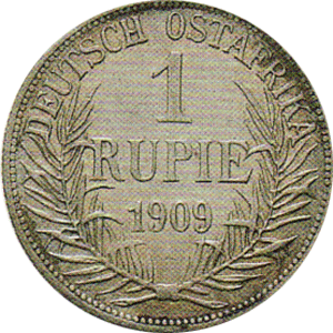 Ostafrika 1 Rupie 1909