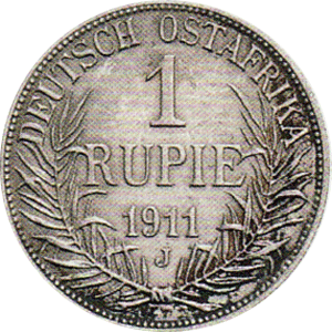 Ostafrika 1 Rupie 1911
