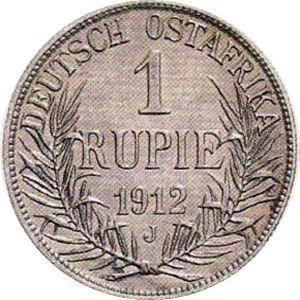 Ostafrika 1 Rupie 1912
