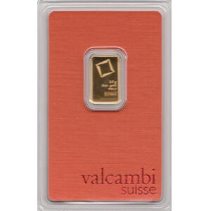 Goldbarren 2,5 Gramm Valcambi