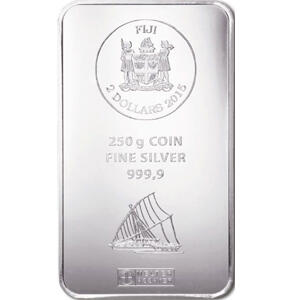 Silberbarren 250 Gramm Fiji