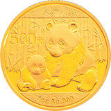China Panda 1/2 Unze 2012 Goldpanda 200 Yuan
