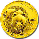 China Panda 1/4 Unze 2003 Goldpanda 100 Yuan