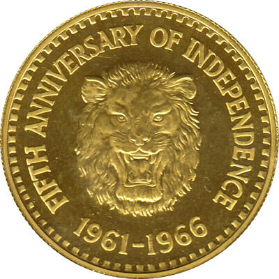 Sierra Leone 1/2 Golde 1966 Anniversary of Independence
