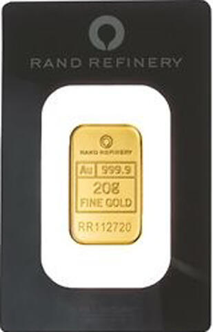 Goldbarren 20 Gramm Rand Refinery