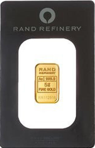 Goldbarren 5 Gramm Rand Refinery