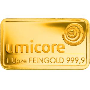 Goldbarren 1 Unze MIX
