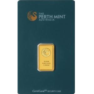 Goldbarren 5 Gramm Perth Mint