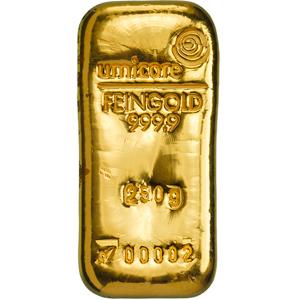 Goldbarren 250 Gramm Umicore