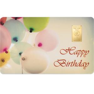 Goldbarren 1 Gramm Geburtstag