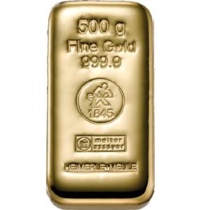Heimerle Goldbarren 500 Gramm
